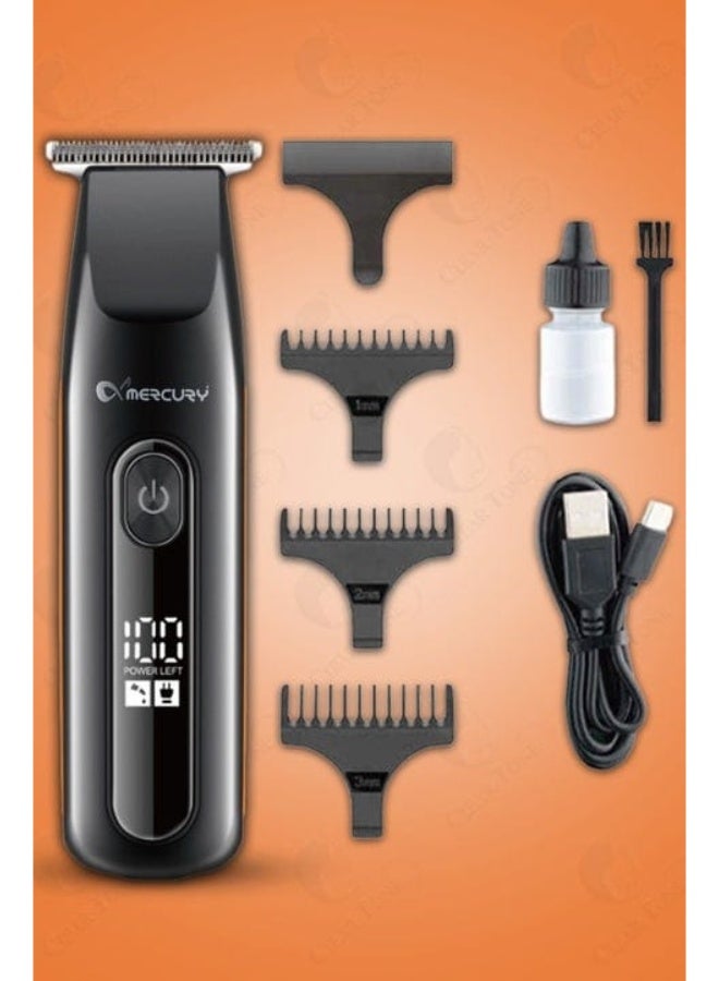 Mercury MC170 Rechargeable Hair Clipper with Digital Display & Type-C Charging - Image 3
